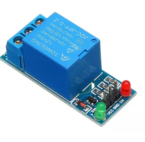 Módulo 1 Relé 12vdc 2 Leds Dispara A Bajo Voltaje