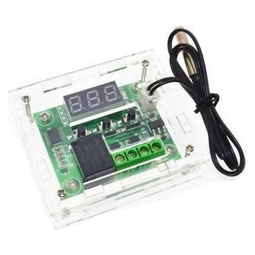 Termostato W1209 en Caja Acrilica Oferta para 2 unidades Control Regulacion Temperatura