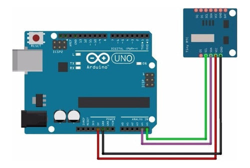 Módulo Reloj Tiempo Real Rtc Ds1307 Memoría 32K I2C