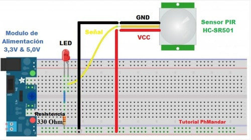 Sensor De Movimientos Pir Hc-sr501 Infrarrojo, Arduino, Pic