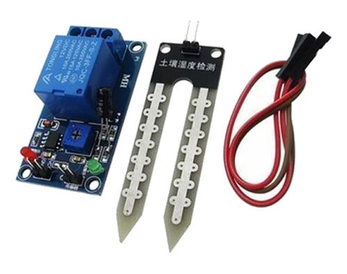 Sensor humedad del suelo con relé 12V