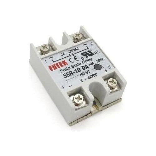 Modulo rele de estado sólido 10A 24v-380v 250 V SSR-10DA 3-32v Dc A Ac