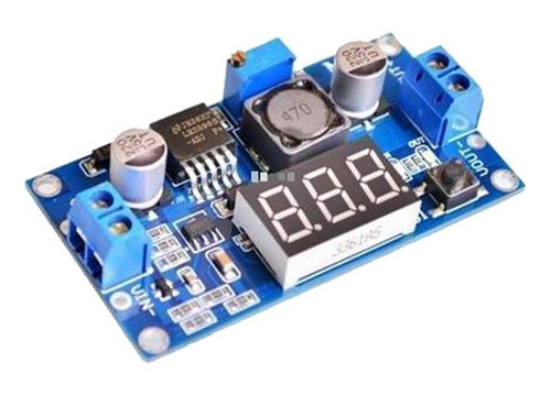 Convertidor LM2596 DC/DC de 4,0-40V a 1,3-37V 2A Ajustable con LED Voltimetro