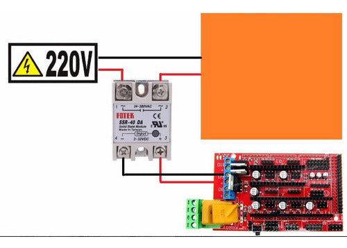 Modulo rele de estado sólido 60A 24v-380v 40 a 250 V SSR-60DA 3-32v Dc A Ac