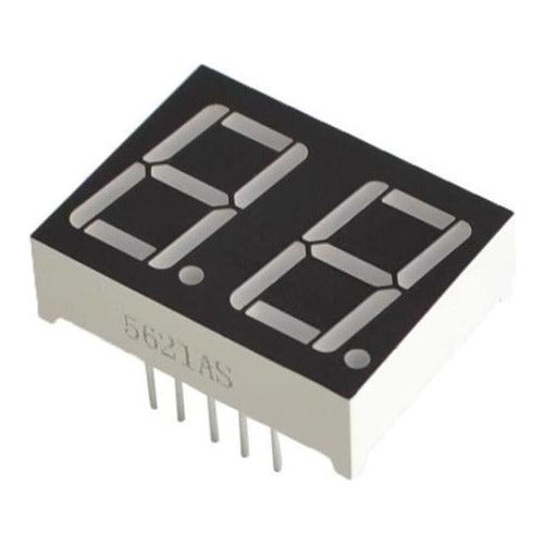 Display Digital 5621AS 2 Digitos rojo 0,56” 7 segmentos cátodo común