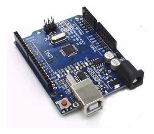 Tarjeta Arduino UNO R3 MEGA328P CH340 USB con cable
