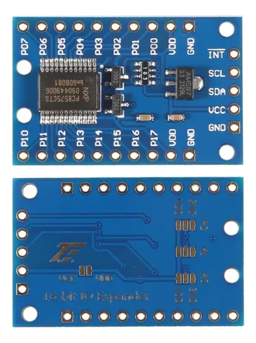 PCF8575 Módulo Extensor 16 GPIO I2C bidireccional configurable Arduino, Raspberry, ESP32