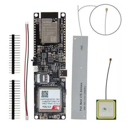 T-SIM ESP32 A7670SA 4G LTE + GPS 18650 UPS