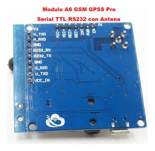 Módulo A6 Gprs Gsm Pro Serial Ttl Rs232 Antena