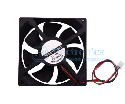Ventilador 9225 para radiador de agua refrigeracion drenaje por agua 9*9*2.5CM Same as Fan iincluded in Tehermoelectric Peltier YXK606 12V