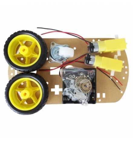 Kit Robot Carrito Chassis 3 Ruedas 2wd Juguete Educativo