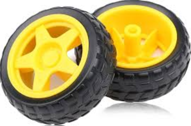 Ruedas de goma de 65mm para DIY Robot Smart Car