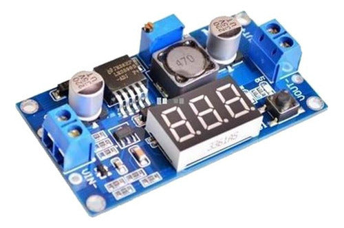 Convertidor LM2596 DC/DC de 4,0-40V a 1,3-37V 2A Ajustable con LED Voltimetro