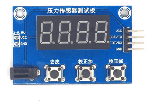 Módulo de báscula electrónica con pantalla HX711