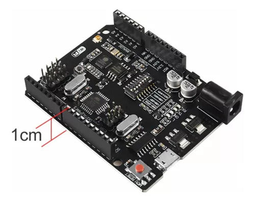 Arduino Uno R3 Atmega328 CH340G+Wifi ESP8266 32Mb Memorias Mini USB