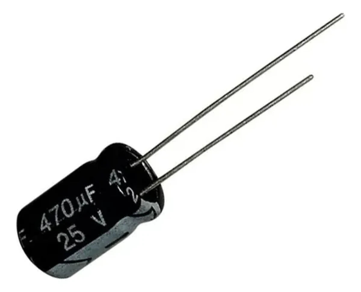 Electrolytic Capacitor 25V/470UF 8*12MM