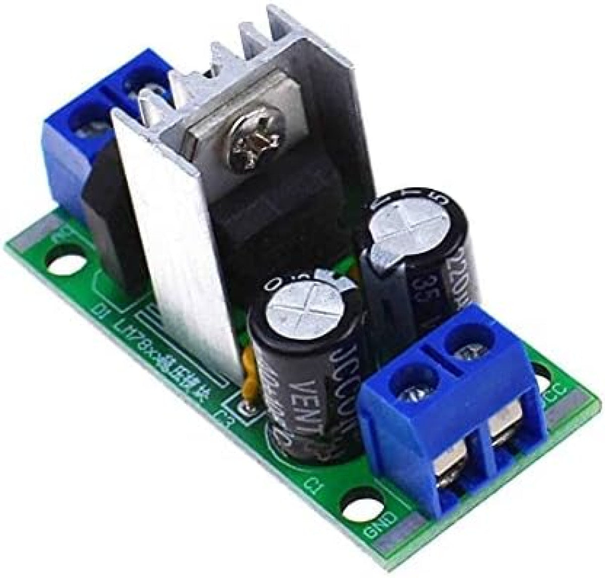 L7805 LM7805 Módulo reductor / regulador voltaje dual AC/DC a 5VDC 1,5Amp