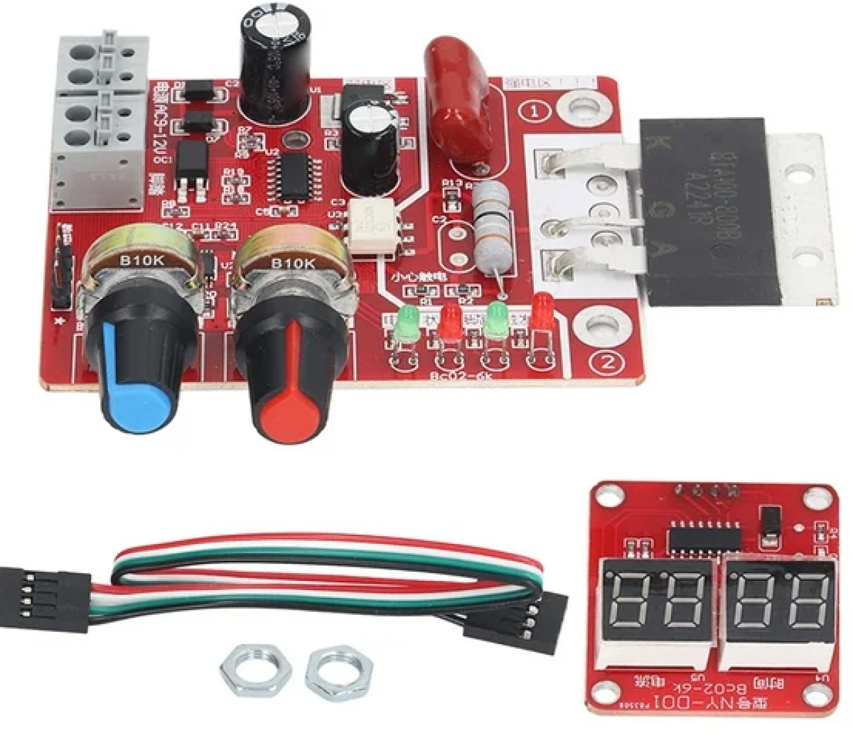 NY-D01 Tablero Control Soldadura por Puntos 100A  Tiempo Corriente