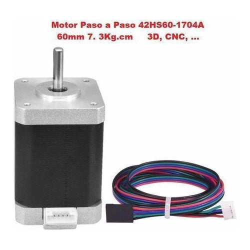 Motor Paso a Paso 42HS60- 60mm 3D CNC …
