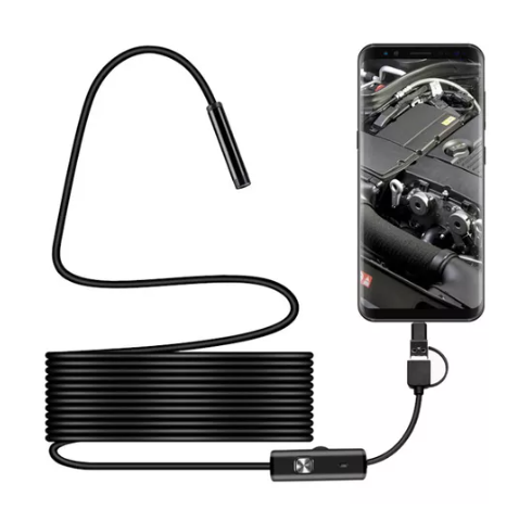 Cámara microendoscopio USB Mini USB tipo C (1m)