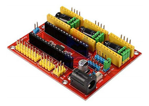Tarjeta CNC Shield V4 con Arduino Nano +3 driver A4988 +cable