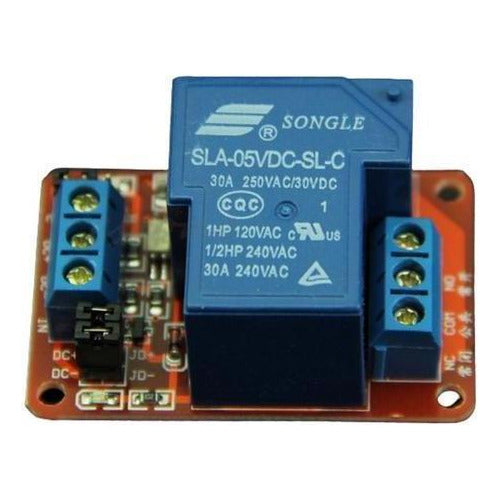 Modulo 1 Rele SONGLE 12V 30A SLA-12VDC-SL-C Opto-acoplado H/L Nivel Disparo