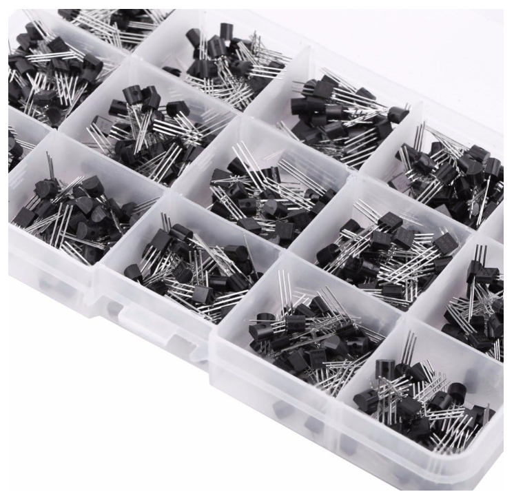 Kit de transistores NPN/PNP de 24 valores, 840 piezas