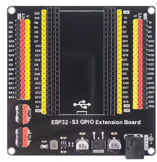 Tarjeta Expansión Desarrollo para ESP32-S3 GPIO 44Pines 25,4mm entre filas de pines