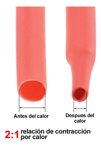 Tubo termorretráctil versión engrosada de 4mm