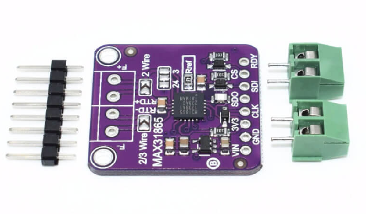 Módulo Amplificador MAX31865 para sensores temperatura RTD PT100 PT1000 2, 3, 4 HILOS