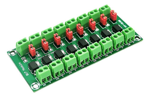 MODULO OPTOACOPLADOR PC817 8 CANALE