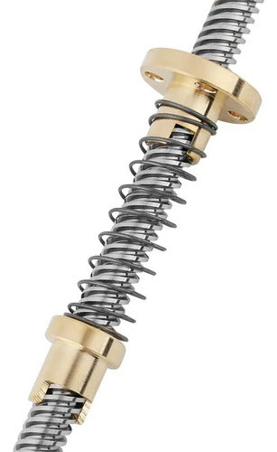 Tuerca Antibacklash antirretroceso T8 2Paso, Avance8mm, 4Filetes Ender3/ Cr-10/ Tornado