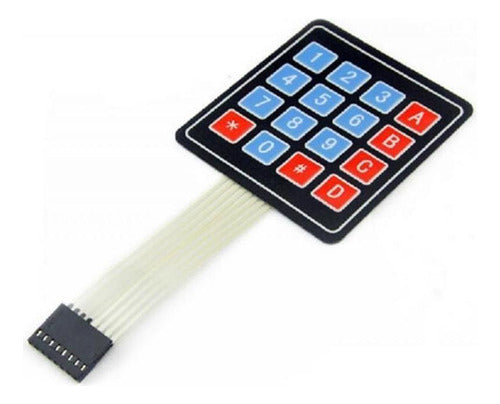 teclado membrana 4 x 4 Matrix Array 16 Key Membrane Switch Keypad Keyboard for Arduino AVR