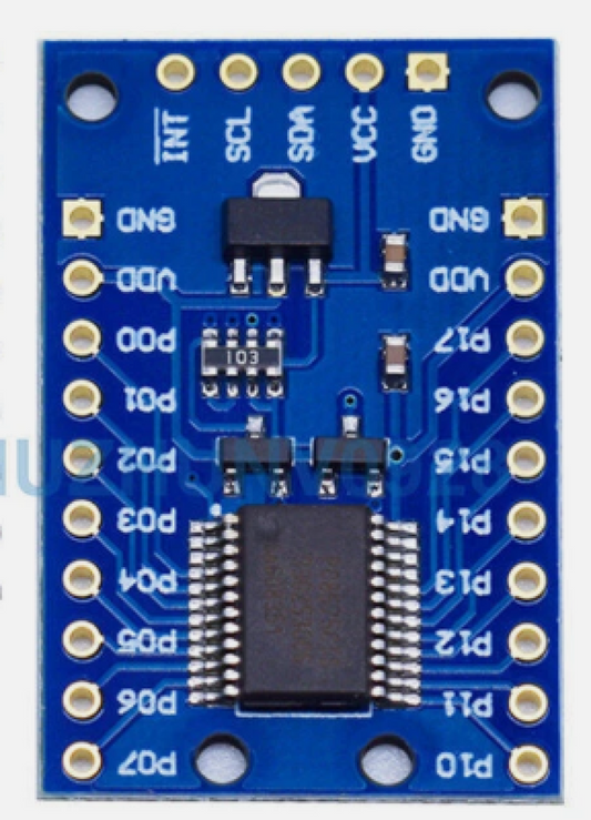 PCF8575 Módulo Extensor 16 GPIO I2C bidireccional configurable Arduino, Raspberry, ESP32