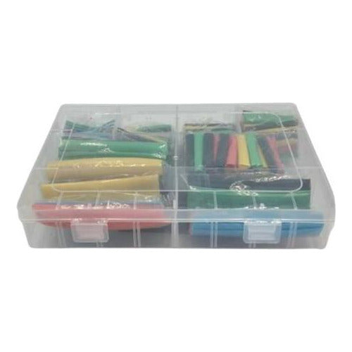 Tubos TermoEncogibles TermoContraible Caja 328 piezas 8 diámetros,  varios colores  Polyolefina