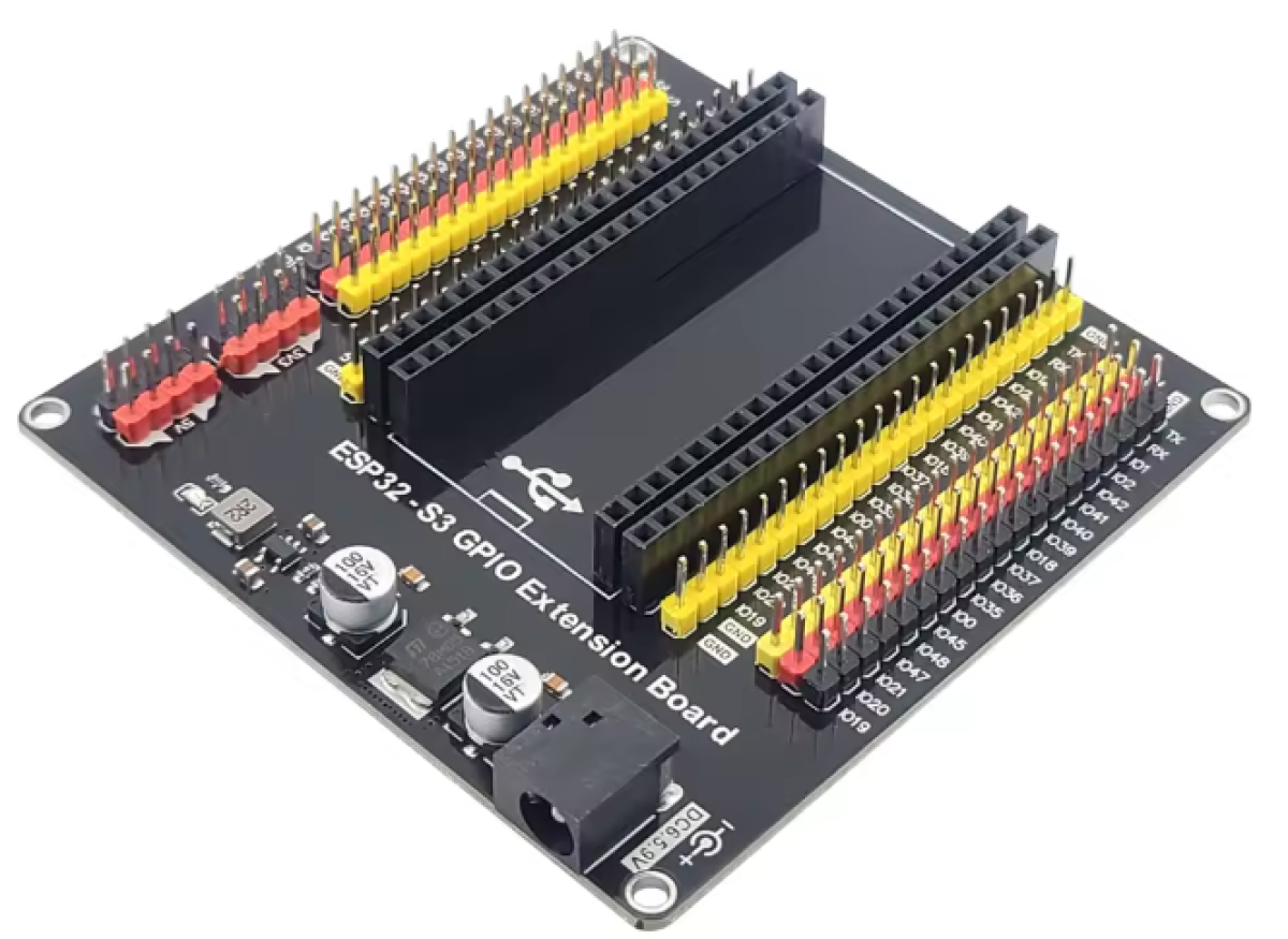 Tarjeta Expansión Desarrollo para ESP32-S3 GPIO 44Pines 25,4mm entre filas de pines