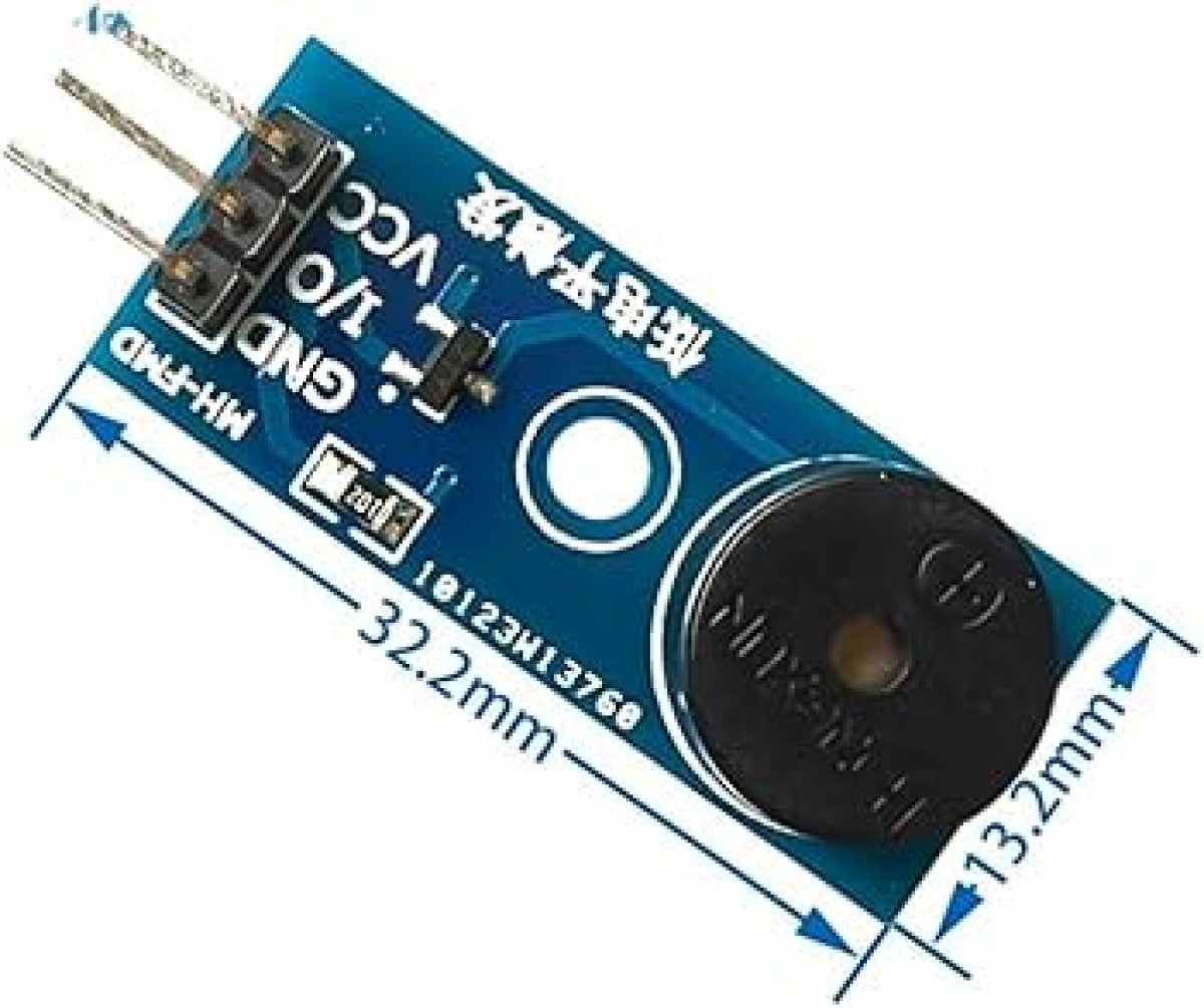 Módulo Buzzer YL-44 Pasivo MH-FMD 3.3 5Vdc transistor 9012