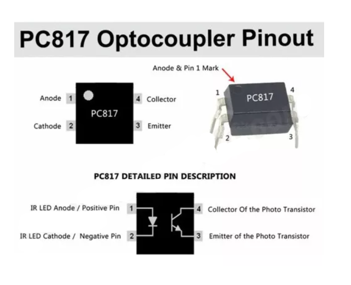 PC817 Optoacoplador DIP-4