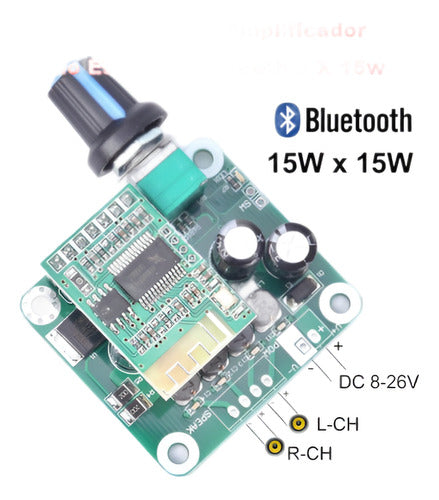 TPA3110 Modulo Amplificador Audio Estéreo Bluetooth 2 X 15w