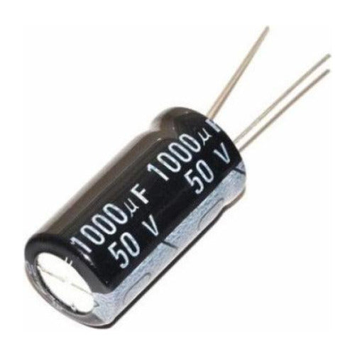 Condensador electrolítico Radial 1000uF 50V 105C 13x21mm