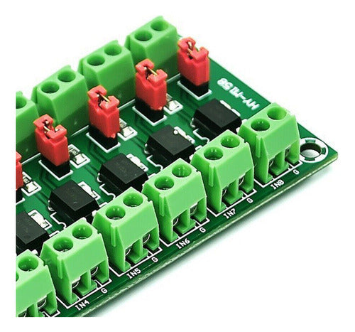 MODULO OPTOACOPLADOR PC817 8 CANALE