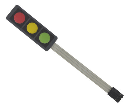 Teclado 1x3 3teclas Membranas, Arduino Raspberry Pic ...