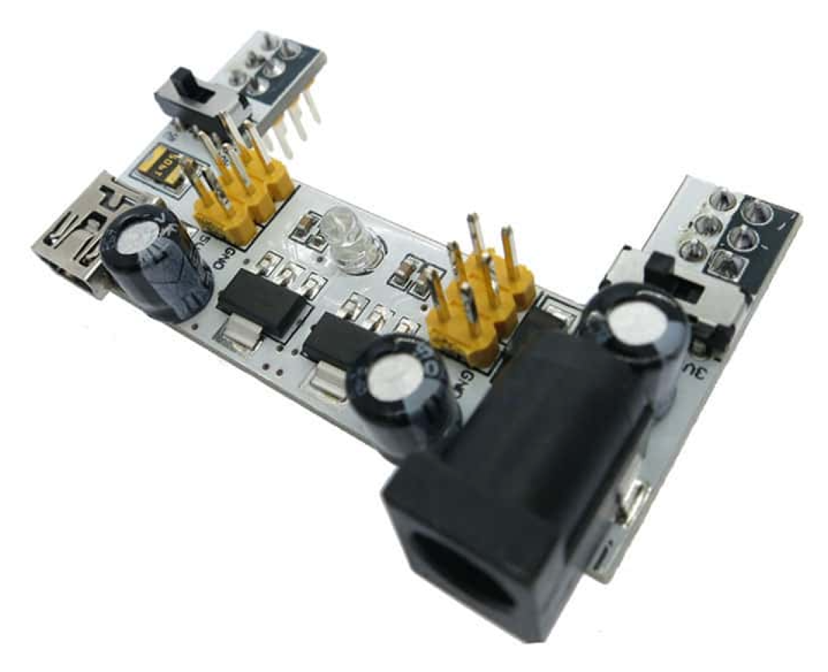 B102 Fuente alimentación especial para Protoboards 2 canales 3.3-5Vdc