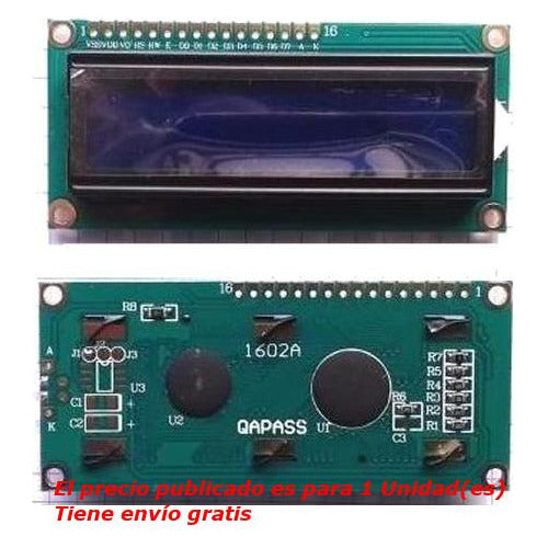 Pantalla Lcd1602 16x2 Hd44780