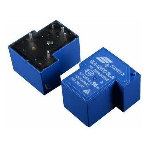 Rele SONGLE 12VDC 30A SLA-12VDC-SL-A 5Pines
