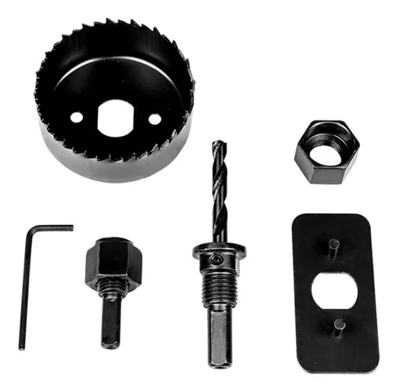 Kit 18pcs Copas Brocas Sierras Perforadoras Sacabocado Madera Carpintería