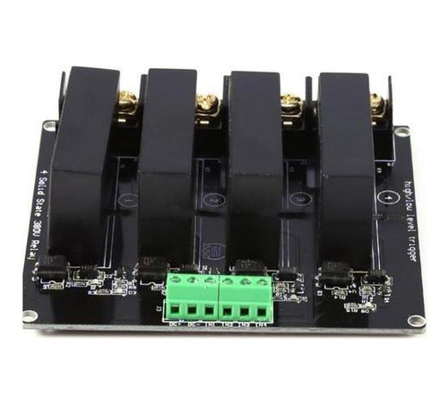 Módulo 4 Relés Estado Sólido 5v Omron G3mb-202p