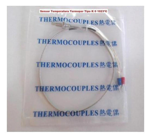 Sensor Temperatura Termopar Termocupla Tipo K 0 1023ºC solo sensor/cable