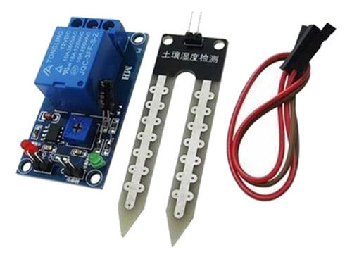 Sensor humedad del suelo con relé 12V