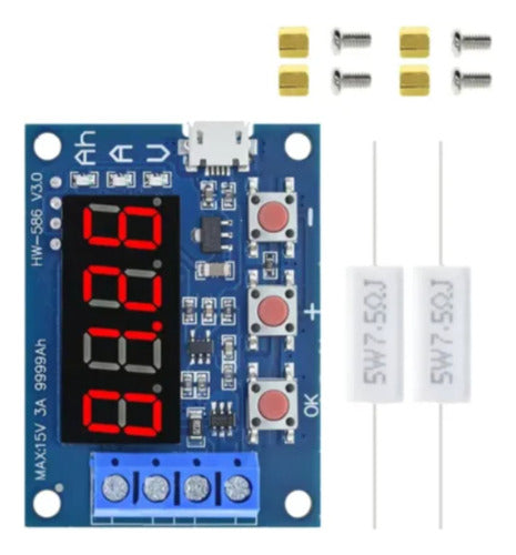 Tester Capacidad Interna Para Batería De 18650